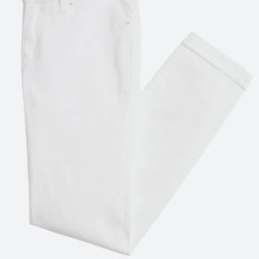 Lila Ryan cropped white jeans